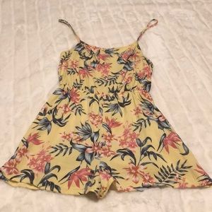 Floral h&m romper